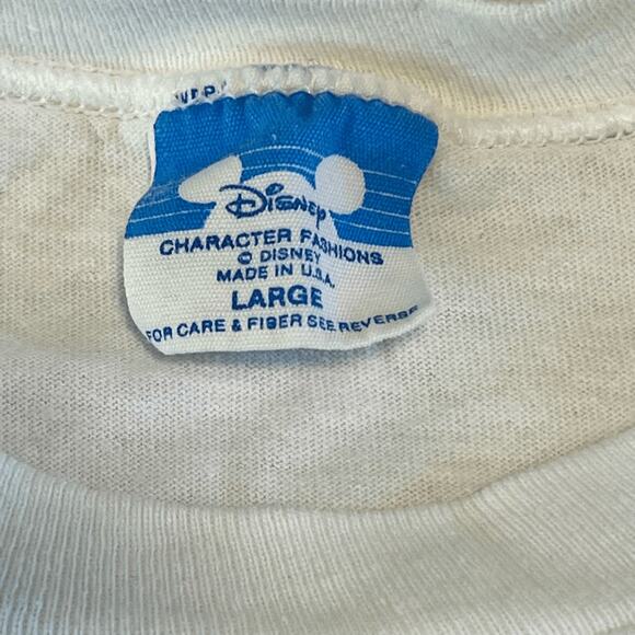 Vintage 80s Walt Disney World Epcot Center Kids Single Stitch T-Shirt - Picture 2 of 6